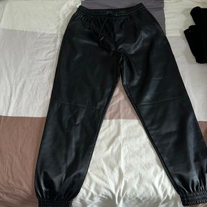 Zara leather pants